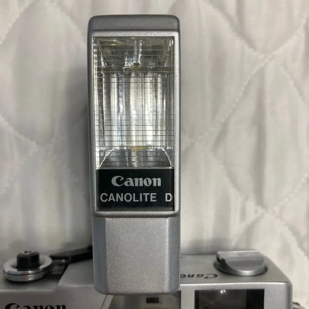 Canon 35mm Camera and Flash